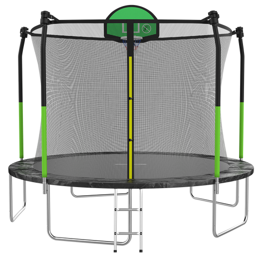 Aotob-12FT Trampoline W/Net&Ladder