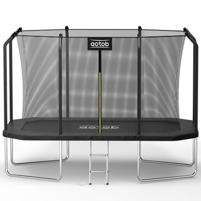 Aotob-12FT 14FT Rectangle Trampoline With Enclosure