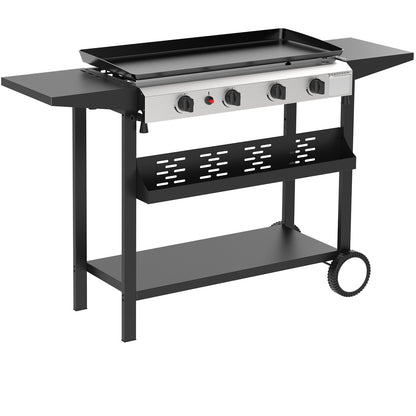 HeroFire-Portable Propane Gas Griddle W/ Side Shelves